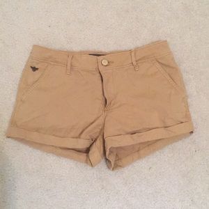 abercrombie and fitch khaki shorts